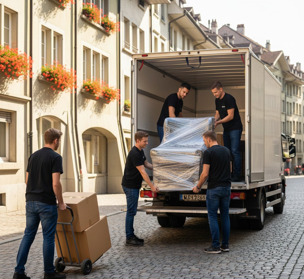 Livraison du mobilier à Fribourg après un déménagement depuis Paris